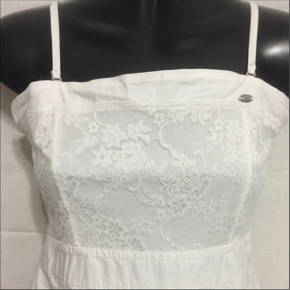 YOYÓ Jeans white Adjustable Spaghetti strap dress - Picture 3 of 7